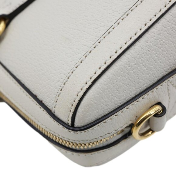 Gucci  Ophidia GG Medium Web Leather Top Handle Shoulder Bag Beige 524532 - Picture 6 of 14